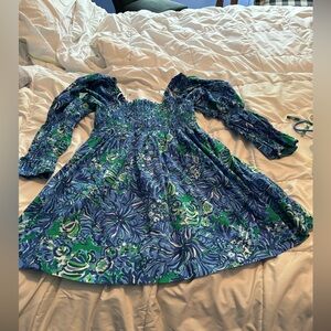 Lilly Pulitzer peasant dress XL